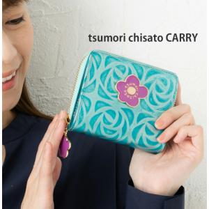 ツモリチサト 二つ折りラウンド財布 tsumori chisato クラフトフラワー 57700｜apois11