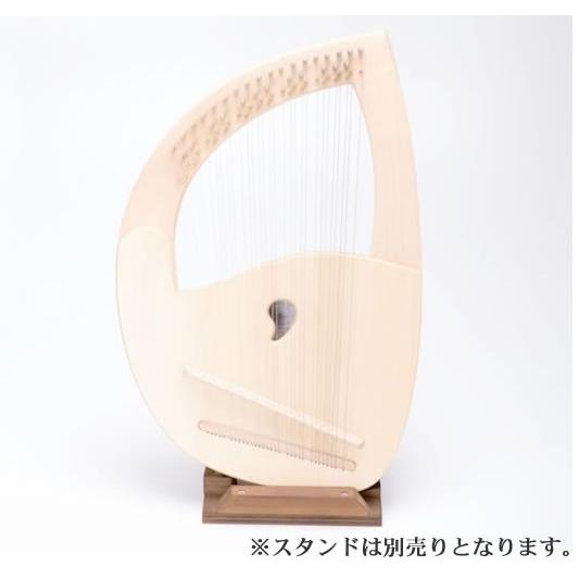 Leier ライア― 30弦 SL-030BR ブラウン 【小型ハープ/Lyre/リラ 三創楽器】 ...