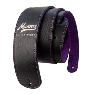 Manson Guitar Heistercamp Supersoft Leather ギターストラップ Gold