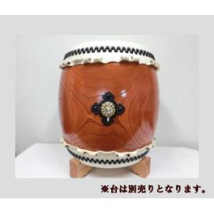 三島屋楽器店 宮太鼓 本欅 1尺9寸（直径約57センチ) 長胴太鼓 NO.310119