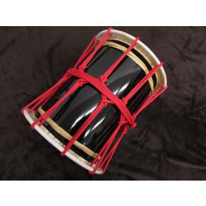 三島屋楽器店 オリジナル桶胴太鼓 8寸 (直径約24.5cm） レッド