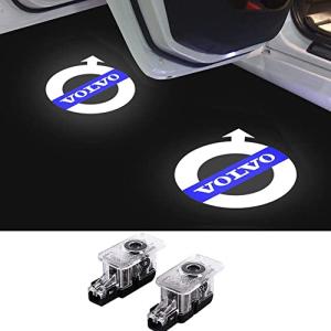 ボルボ車用カーテシ LED カーテシランプ ウェルカムライトカーテシライトロゴ投影ゴースト対応