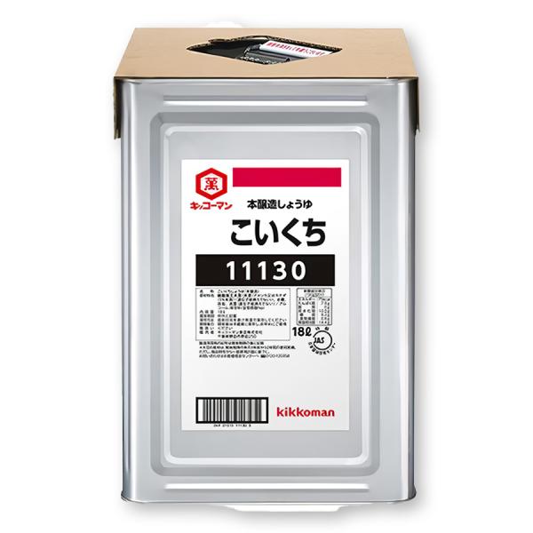 濃口醤油 テンパット缶 18L (業務用 一斗缶 しょうゆ 調味料缶 缶詰)[512005]
