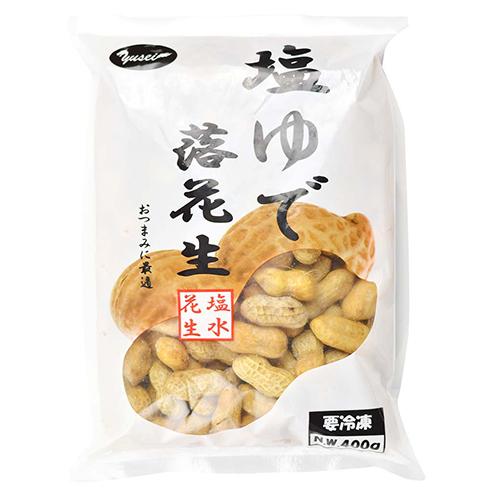 業務用 冷凍 塩ゆで落花生 400g (ラッカセイ らっかせい ) [1174014]