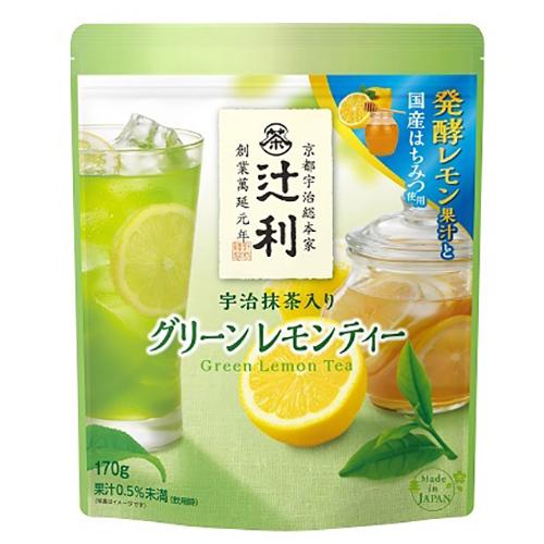 辻利 宇治抹茶入り グリーンレモンティー 170g ( 緑茶 / レモンティー / 紅茶 / マッチ...