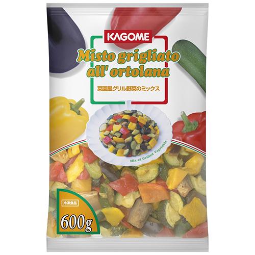 業務用 カゴメ 菜園風 グリル野菜 ミックス 600g ( 冷凍野菜 / ミックス野菜 )  [ 1...