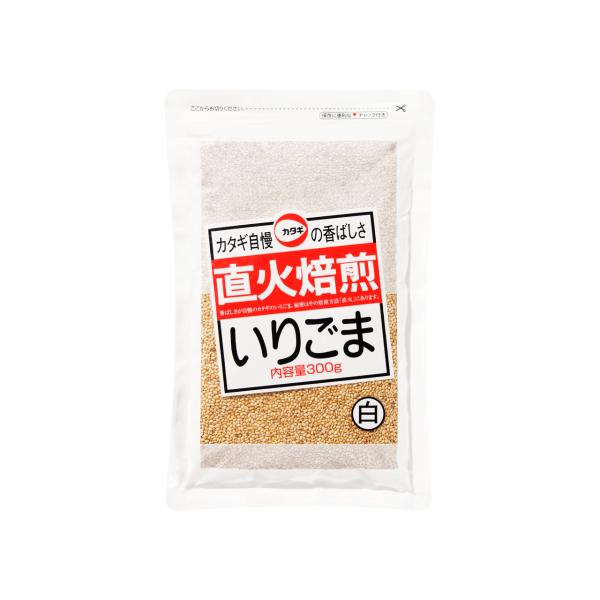 カタギ 白いりごまチャックつき 300g &lt;7095489&gt;