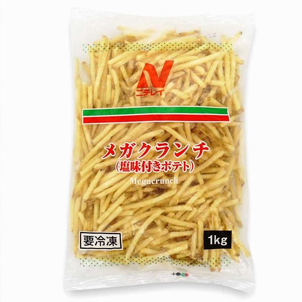 業務用 冷凍 ニチレイフーズ メガクランチ フライドポテト 1kg( フライドポテト ポテトフライ ...