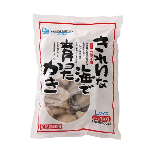 冷凍 ノースイ きれいな海で育ったかき Lサイズ 1kg(NET800g) (牡蠣 カキ バラ凍結 ...