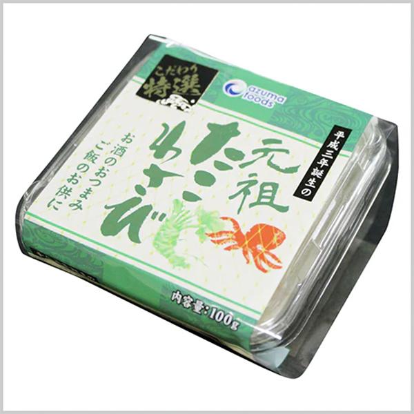 冷凍 あづまフーズ 元祖たこわさび 100g (個食タイプ 蛸 タコ たこ たこわさ 飯蛸 イイダコ...