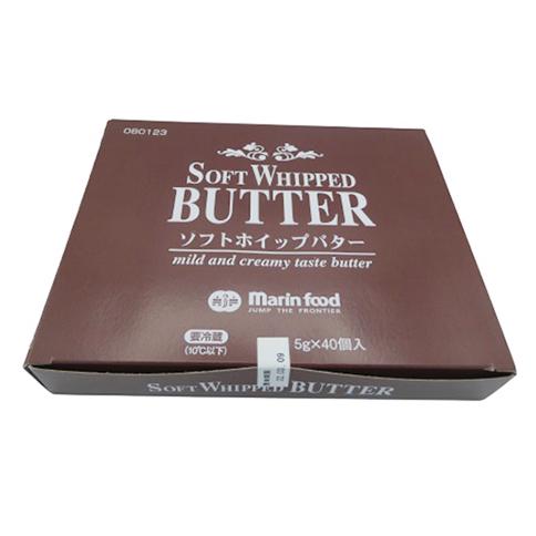 業務用 冷蔵 マリンフード ソフトホイップ バター 5g×40個 [761050]
