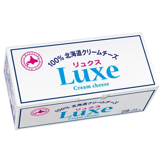 冷蔵 業務用 北海道乳業 クリームチーズ LUXE(リュクス) 1kg チーズ 乳製品 &lt;75800...