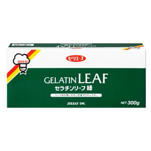 野洲 ゼラチンリーフ(板)緑 300g <1270011>