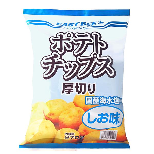 EASTBEE ポテトチップス 塩 270g ( 厚切り / ポテチ / しお / ソルト )  [...