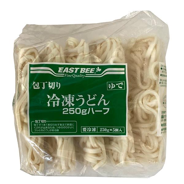 EASTBEE 包丁切り冷凍うどん(ハーフ)250g×5玉(冷凍強いコシ太めつゆがからむ) &lt;110...