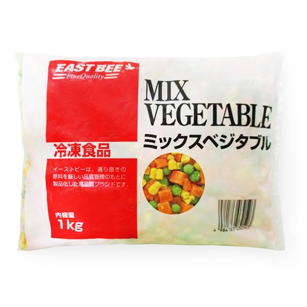 EAST BEE ミックス ベジタブル 1kg ( 人参 / コーン / グリンピース )  [ 1...