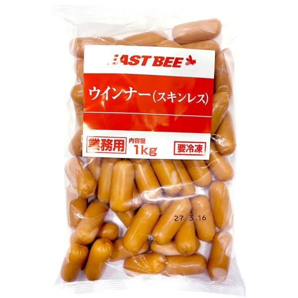 EASTBEE スキンレス ウインナー 1kg ( ソーセージ / 皮なし ) [ 1003315 ...