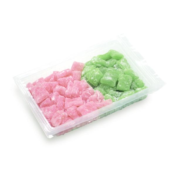 業務用 冷凍 ぎゅうひ (赤、緑) 500g (求肥 羽二重餅 一口サイズ )[1131003] 爆...