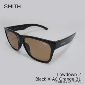 スミス サングラス ローダウン 2 ブラック LOWDOWN 2 BLACK X-AC Orange 31｜apparel-kaden
