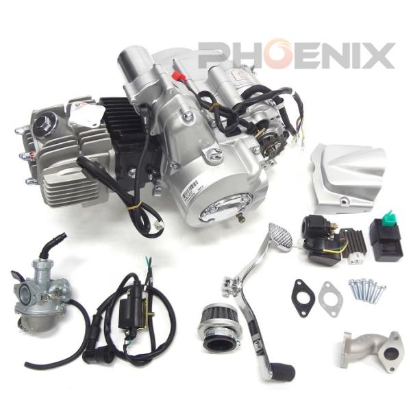 エンジン 本体 125cc LIFAN 1P54FMI セル 3速 バック ノークラッチ 遠心クラッ...