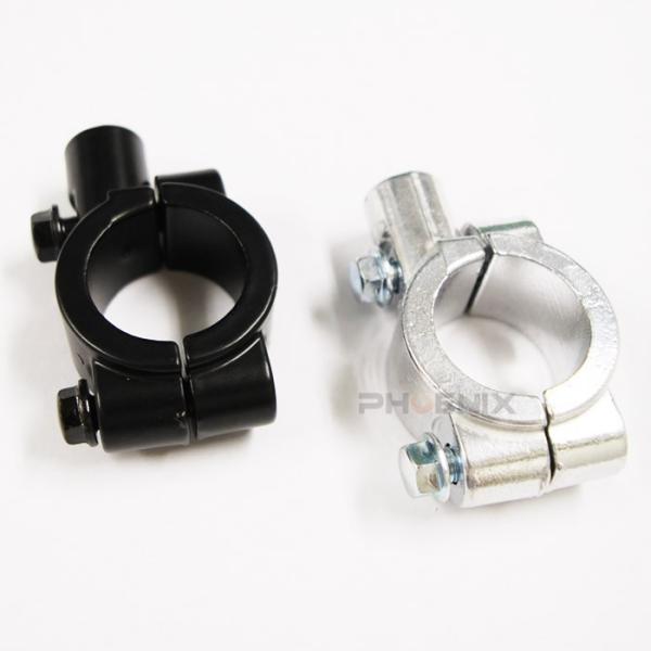 バイク 汎用 1インチ 25.4mm ハンドル 対応 マウント ミラーホルダー クランプ 1個 正ネ...