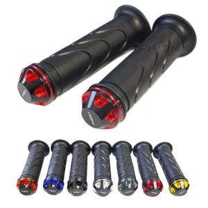 バイク ハンドル グリップ カバー バーエンド アルミ