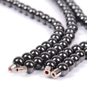 磁気 ネックレス ヘマタイト 肩こり 女性 メ...の詳細画像3