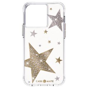 Case-Mate 抗菌 3.0m落下耐衝撃 Sheer Superstar Clear iPhone 13 Pro アイフォン ケースメイト 衝撃耐性 マグセーフ