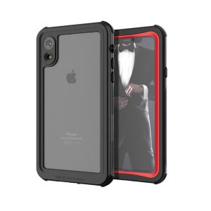 ゴーステックIP68防水防雪防塵耐衝撃ケース ノーティカル レッド for iPhone XR GHOCAS1078