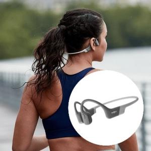 Shokz OpenRun ワイヤレス骨伝導イヤホン グレー 高品質 Bluetooth 骨伝導 急速充電 Bluetooth 5.1 IP67規格
