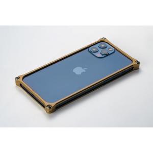 ギルドデザイン ソリッドバンパー GILDdesign 耐衝撃 アルミ ケース 日本製 ジュラルミン for iPhone 12/12 Pro シグネイチャーゴールド｜appbankstore