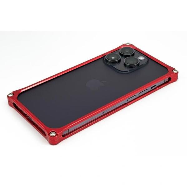 ギルドデザイン ソリッドバンパー レッド iPhone 14 Pro Max