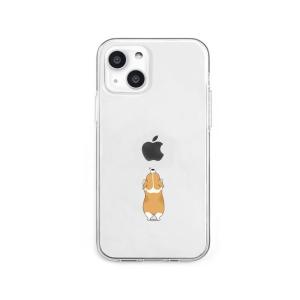 ソフトクリアケース イヌ iPhone 13 miniの商品画像