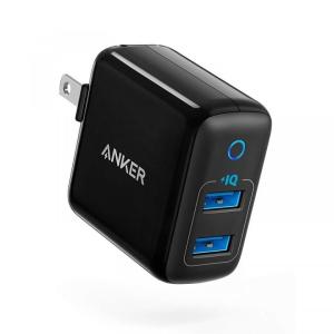 Anker PowerPort II - 2 PowerIQ USB急速充電器 ブラック