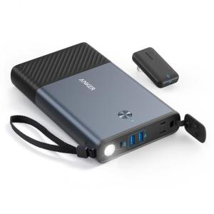 Anker PowerHouse 100 27000mAh  大容量 防災 緊急 災害 ポータブル電源 AC ライト ブラック