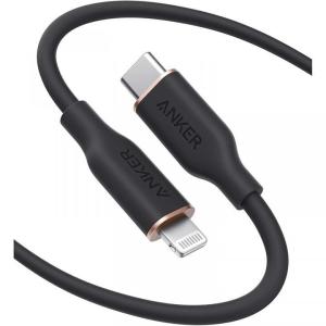 Anker PowerLine III Flow USB-C &amp; ライトニングケーブル 1.8m ブラック アンカー パワーライン MFi認証 PD対応