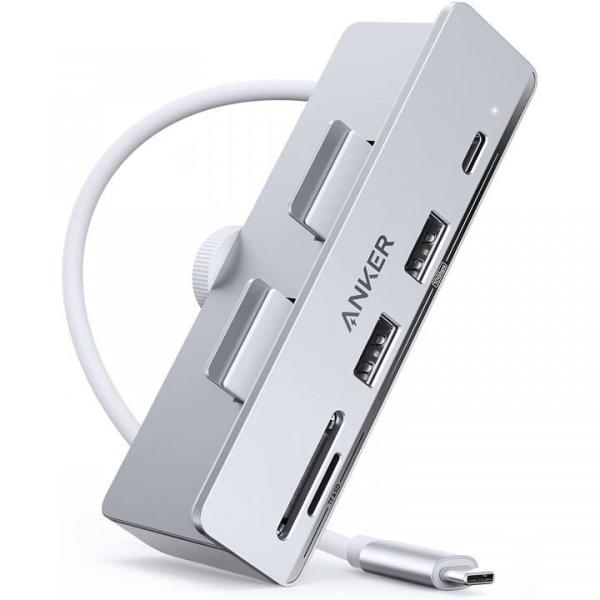 Anker 535 USB-C ハブ 5-in-1 for iMac シルバー