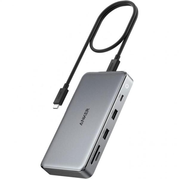 Anker 563 USB-C ハブ 10-in-1 Dual 4K HDMI  for MacBo...