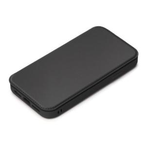 ガラスフリップケース iPhone SE ブラック PGA