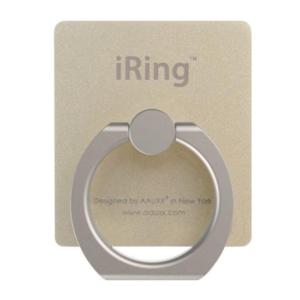 iRing アイリング  プレミアムセット 吊り下げフック付き 落下防止リング&amp;スタンド ゴールド