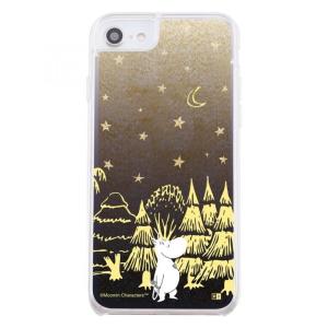 イングレム ムーミン ラメ グリッターケース ムーミン iPhone SE/8/7/6s/6