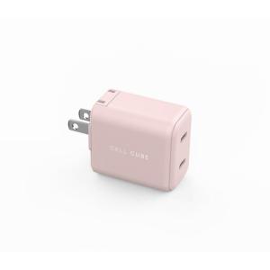 CellCube 2 ポートUSB-C Fast Charger GaN(PD45W） 薄桜｜appbankstore