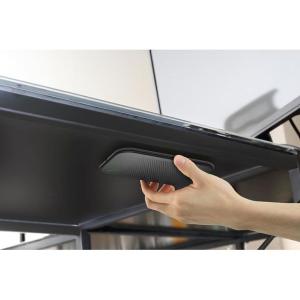 CIO シーアイオー deskHack ワイヤレスデスクチャージャー ワイヤレス充電器 急速充電 対応 貼り付けタイプ ブラック