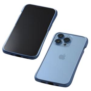 Deff CLEAVE Aluminum Bumper ブルー iPhone 13 / 13 Pro