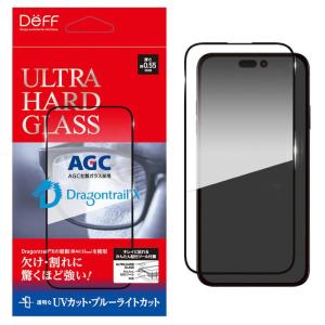 ULTRA HARD GLASS UVカット+ブルーライトカット iPhone 15の商品画像