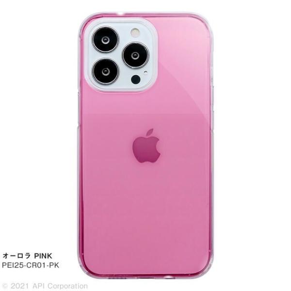 EYLE Carat オーロラ AURORA PINK iPhone 13 Pro クリアケース ア...