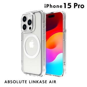 iPhone15 Pro ケース ABSOLUTE LINKASE AIR ゴリラガラス iPhoneケース for MafSafe対応 側面クリア iPhone15 Pro｜appbankstore