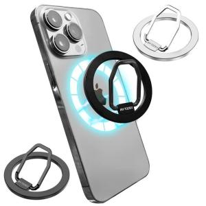 BZGLAM マグネットリング ブラック ビズグラム iPhone スタンド MagSafeスマホリング