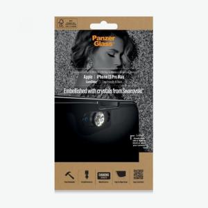 PanzerGlass パンザグラス Swarovski製カメラスライダー付き抗菌スクリーンプロテクタ iPhone 13 Pro Max