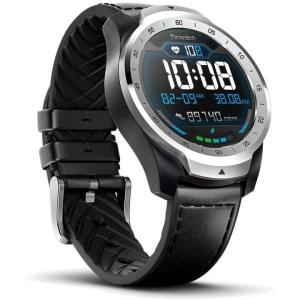 TicWatch Pro スマートウォッチ スマートウォッチ 活動量計 時計 Metal Silver iPhone Android シルバー